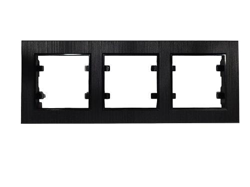 Makel Karea Line Siyah Üçlü Çerçeve