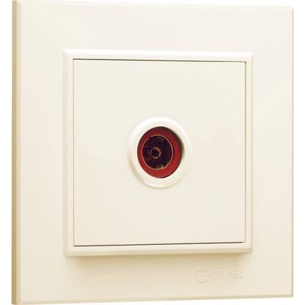 Makel Karea TV Anten Prizi Krem 6dB Geçişli