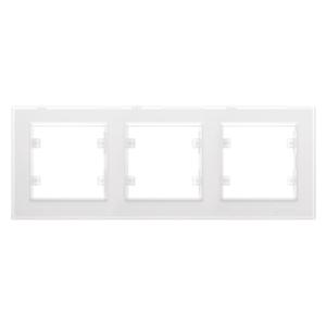 Makel Karea Üçlü Çerçeve Beyaz