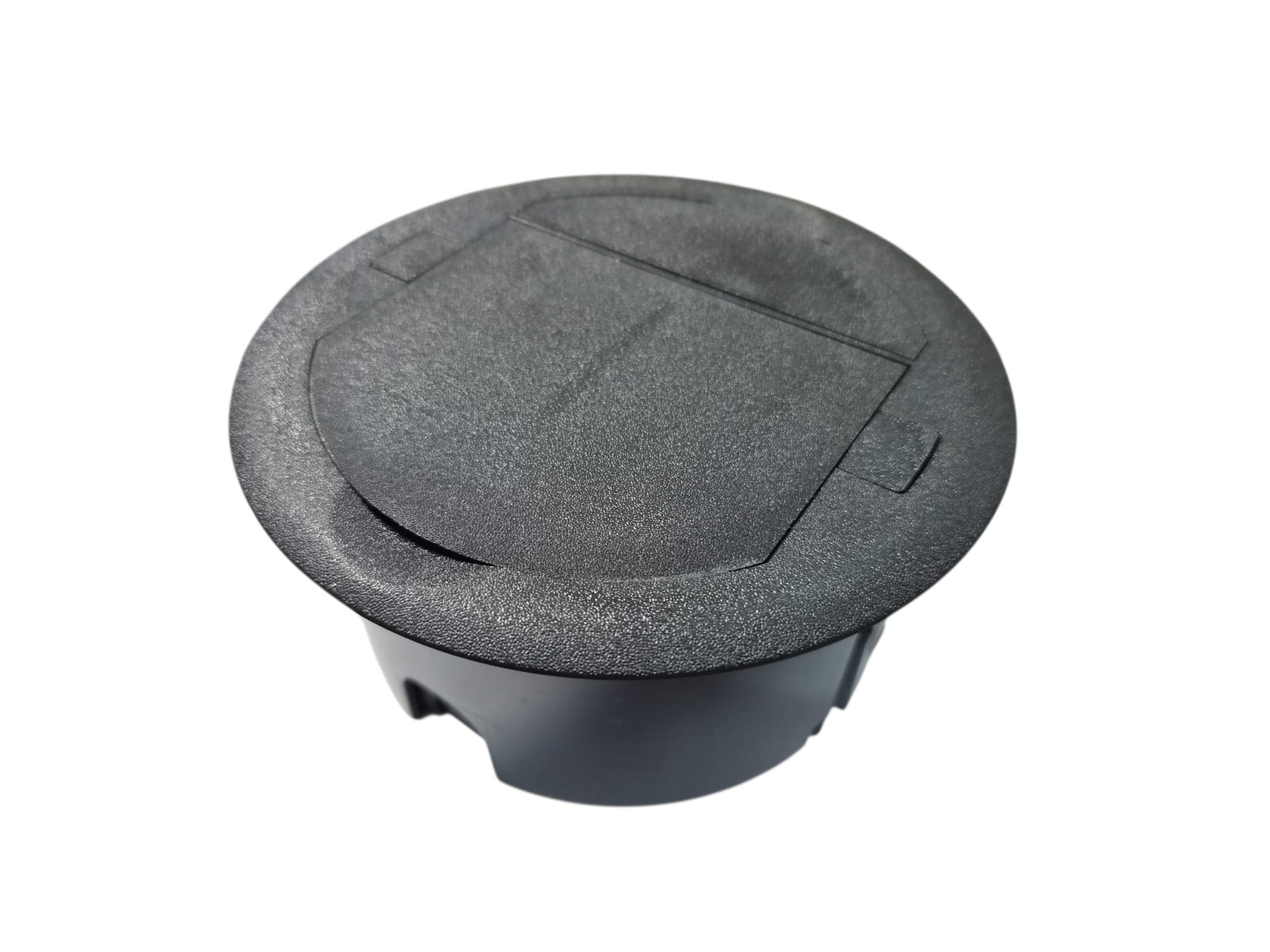 Ne-Ad 120 Lik Gromet Masa Tipi Priz Kutusu Siyah  3702-02