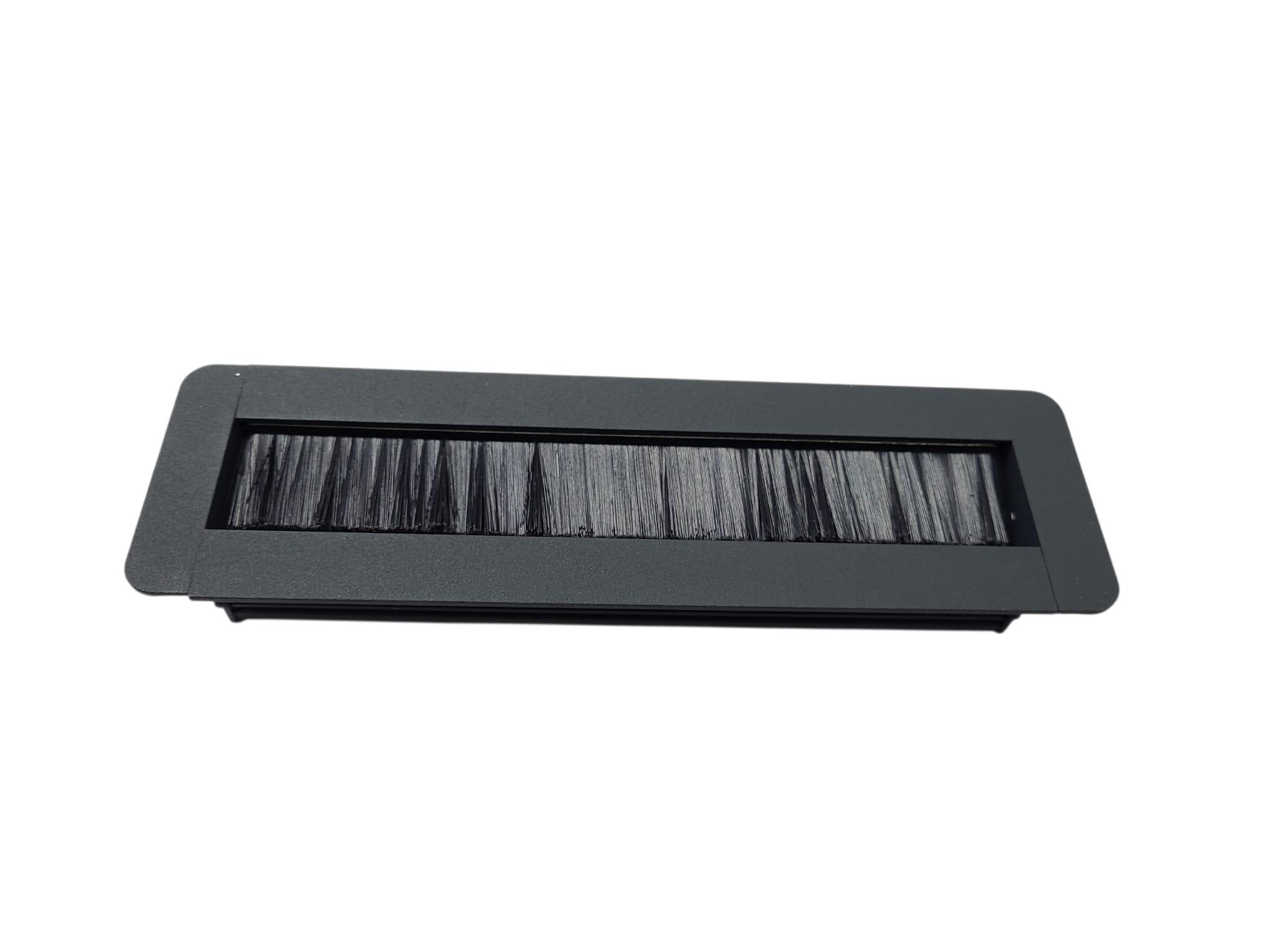 Ne-Ad 25cm Kablo Çıkış Kapağı Tek Fırçalı Antrasit 3855-04