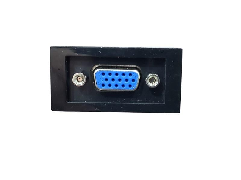 Ne-Ad 45x22,5mm VGA Dişi Giriş Çıkışlı Priz Siyah