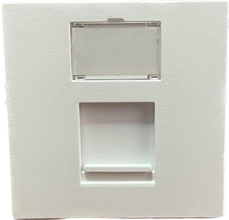 Ne-ad 45x45 Faceplate Tekli Gri