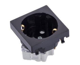 Ne-ad 45x45 Modül Priz Siyah