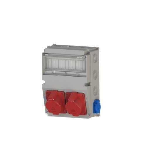 Ne-Ad 5x16A 2 Adet Ön + 1x16A 2 Adet Yan Prizli Kombinasyon