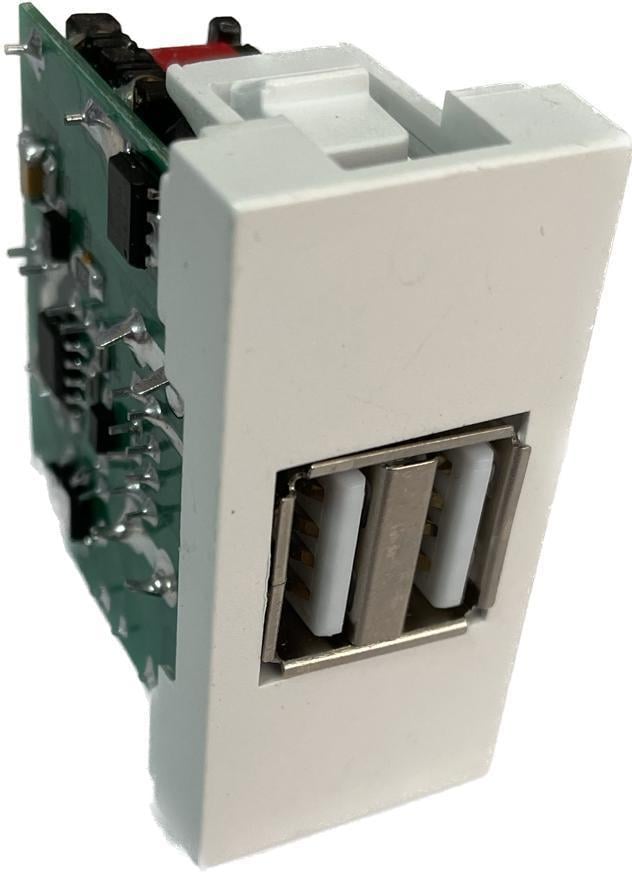 Nead 45x22,5 İkili USB Şarj Adaptörü A/A 