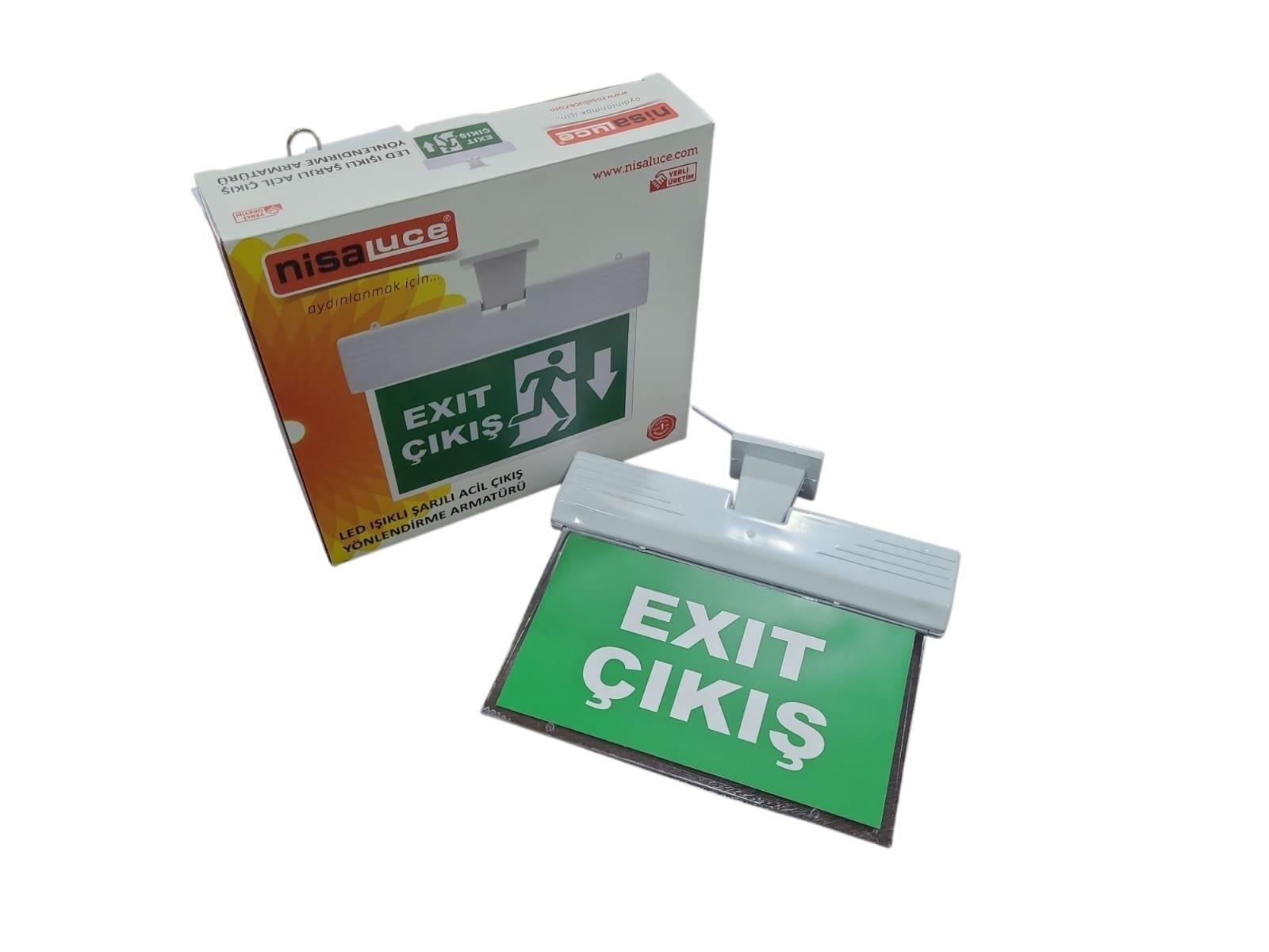 NisaLuce Acil Çıkış Aydınlatma EXIT ÇIKIŞ