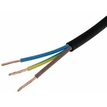 Öznur 3x1,5mm Ttr Kablo Siyah 1 metre