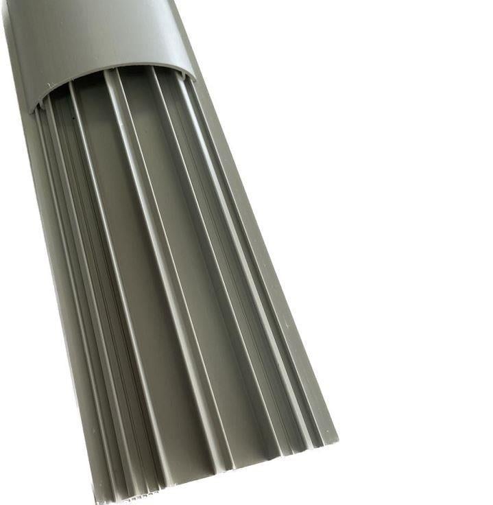 Sert Plastik 90x20 Balık Sırtı Kablo Kanalı Yapışkanlı 2 mt Gri