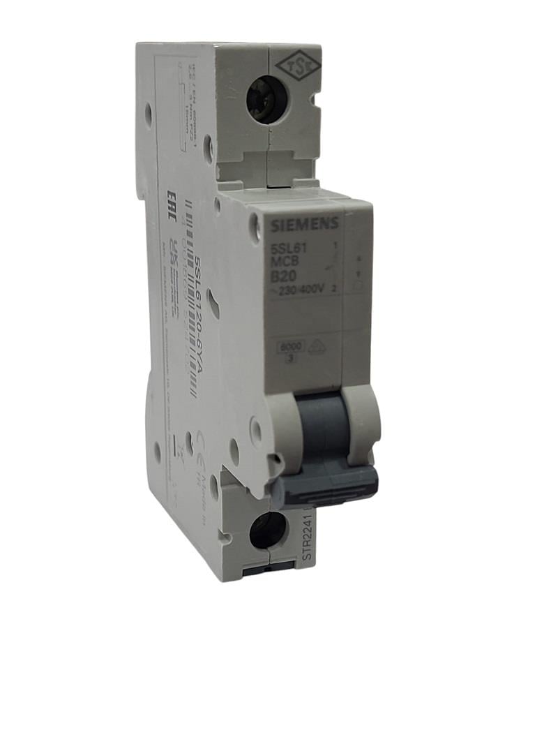 Siemens 1x20A B Tipi 6kA Otomatik Sigorta