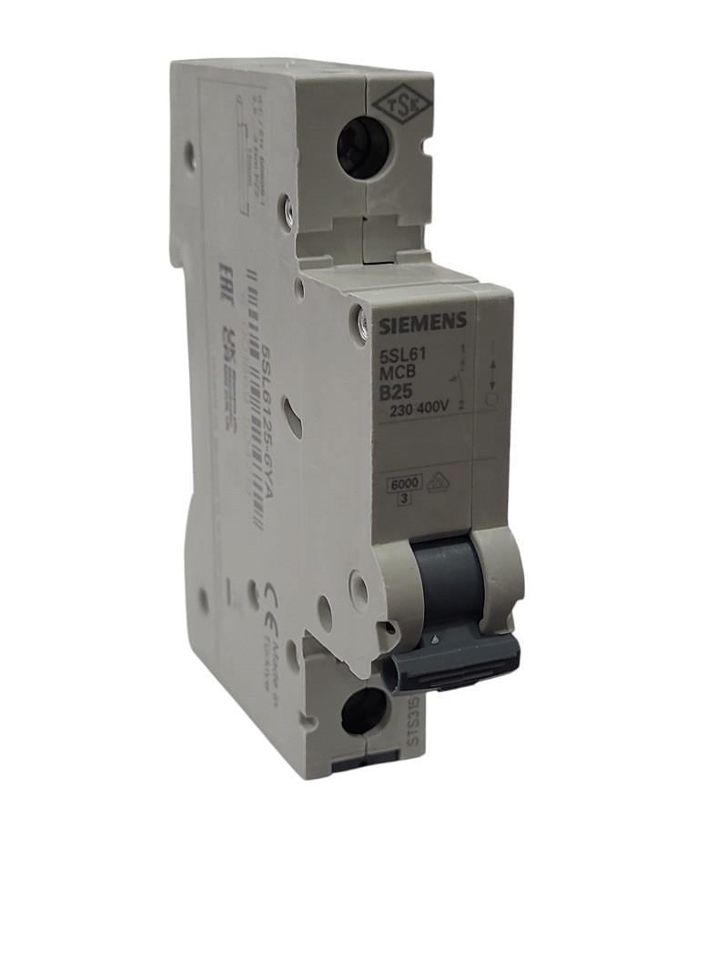 Siemens 1x25A B Tipi 6kA Otomatik Sigorta