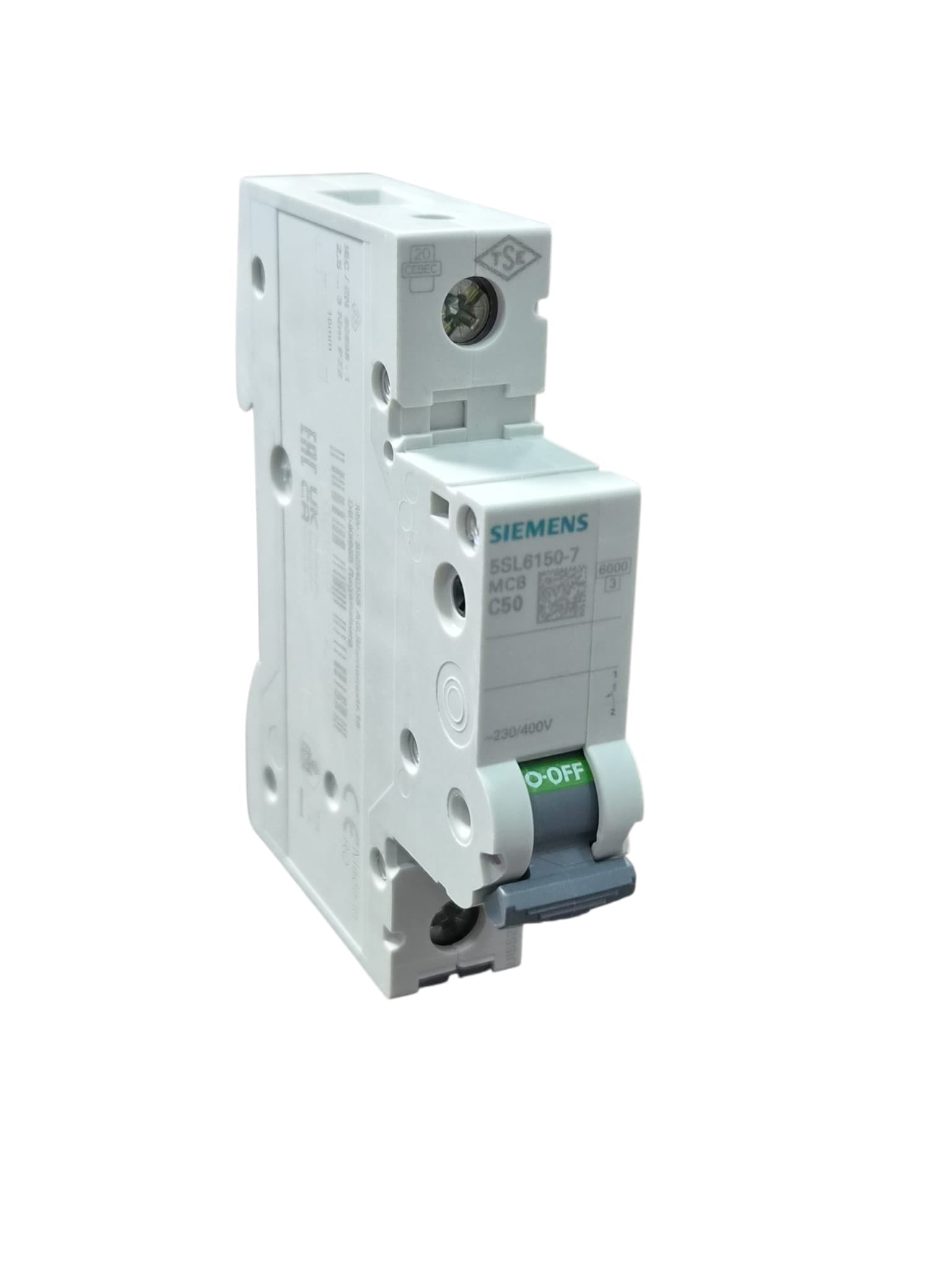 Siemens 1x50A C Tipi 6kA Otomatik Sigorta