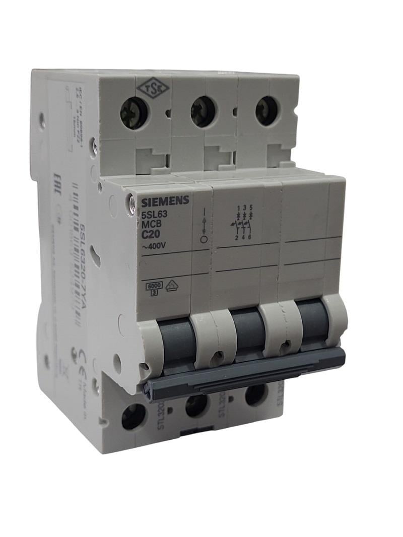 Siemens 3x20A C Tipi Otomatik Sigorta
