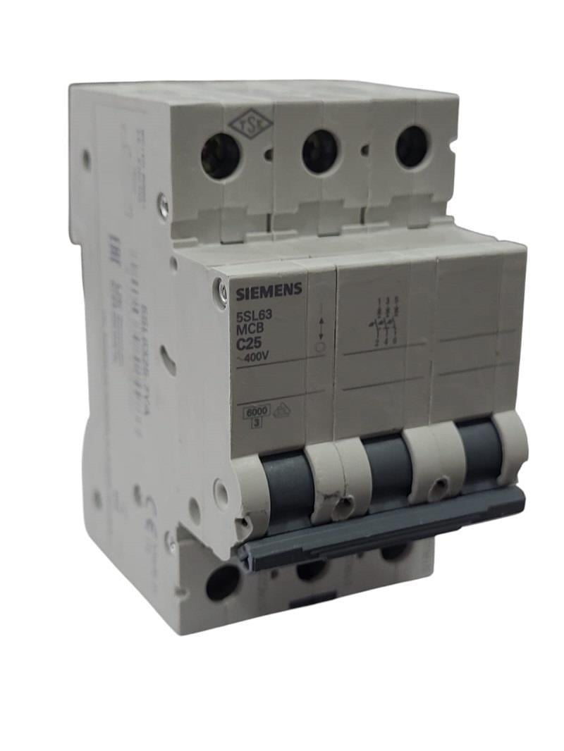 Siemens 3x25A C Tipi 6kA Otomatik Sigorta