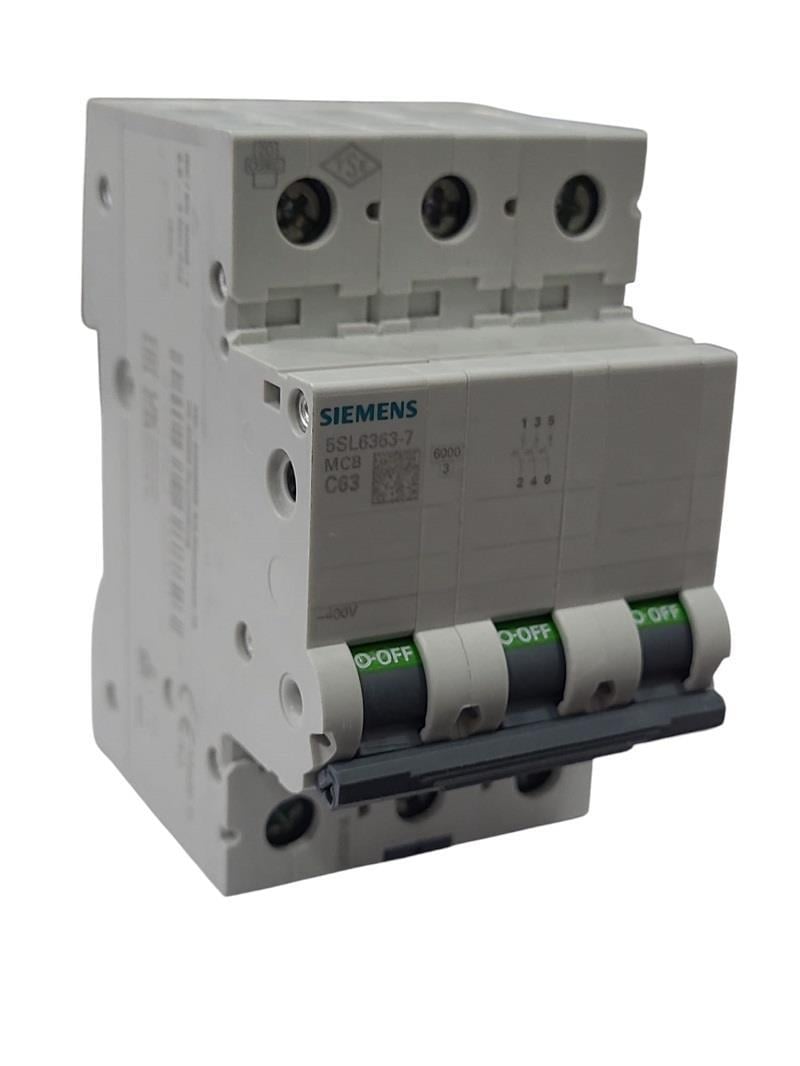 Siemens 3x63A C Tipi 6kA Otomatik Sigorta