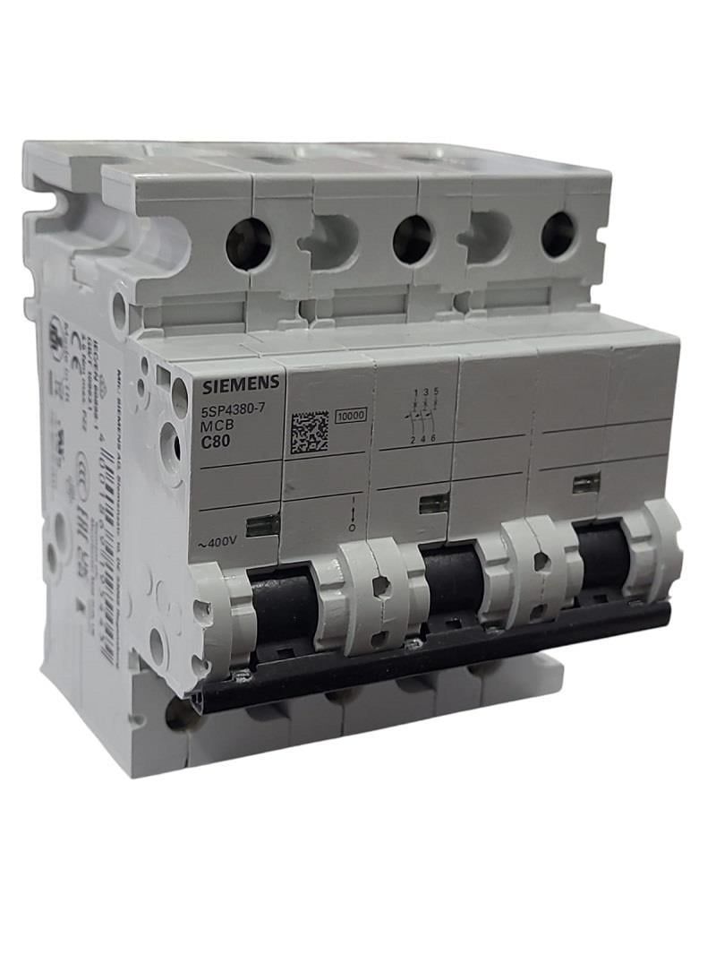Siemens 3x80A C Tipi 6kA Otomatik Sigorta