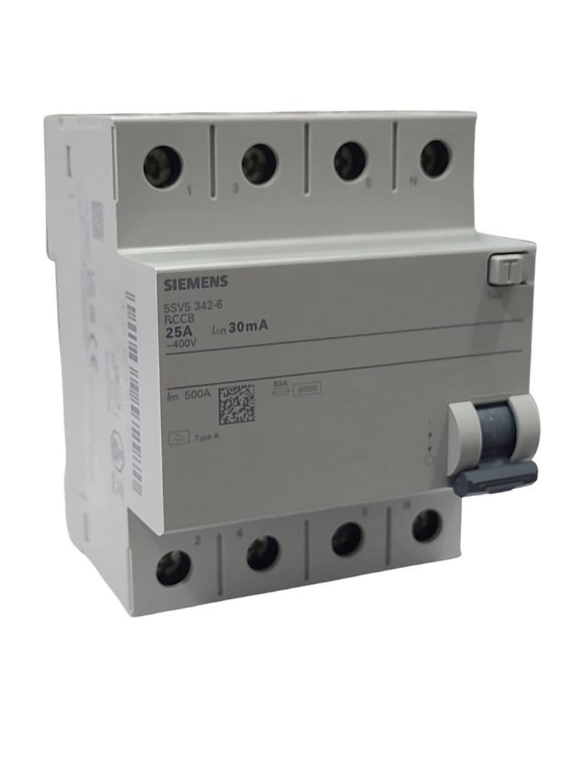 Siemens 4x25A 30mA Kaçak Akım Rölesi