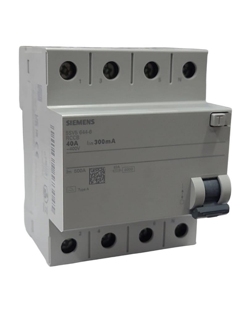 Siemens 4x40A 300mA Kaçak Akım Rölesi