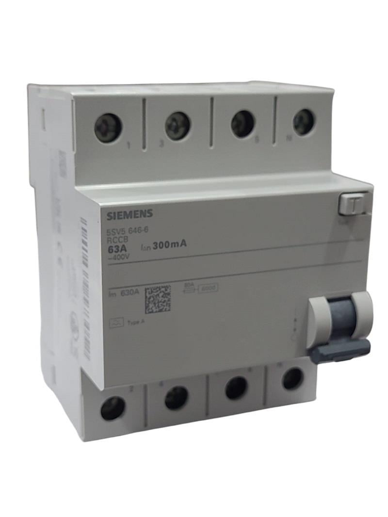 Siemens 4x63A 300mA Kaçak Akım Rölesi