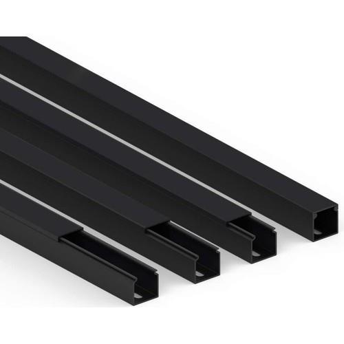 SP 25X25 Yapışkanlı Siyah Kablo Kanalı 96mt