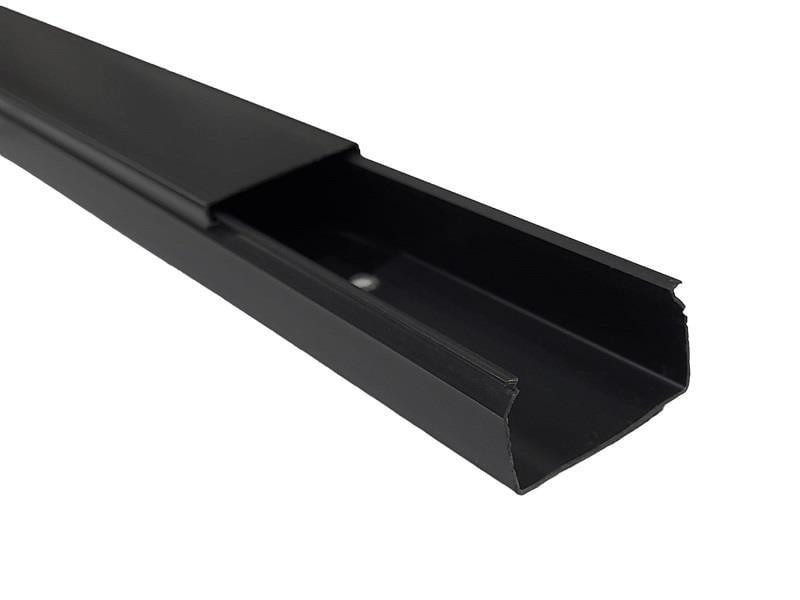 SP 40X25 Yapışkanlı Siyah Kablo Kanalı 80mt
