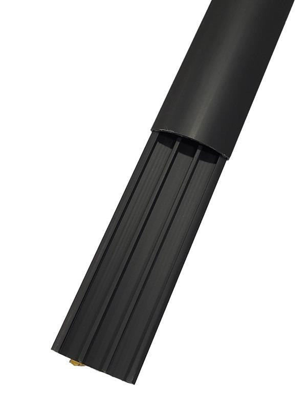 SP 50X12 Balık Sırtı Yapışkanlı Siyah Kablo Kanalı 108mt