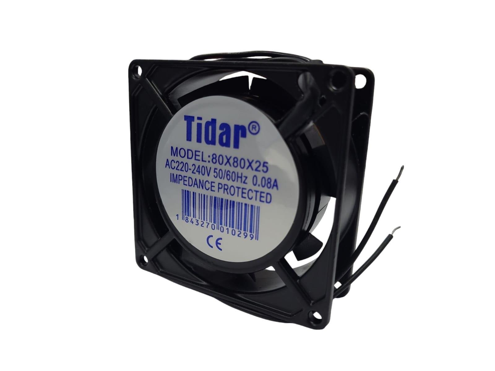 Tidar 80x80x25 Soğutucu Fan 220V AC