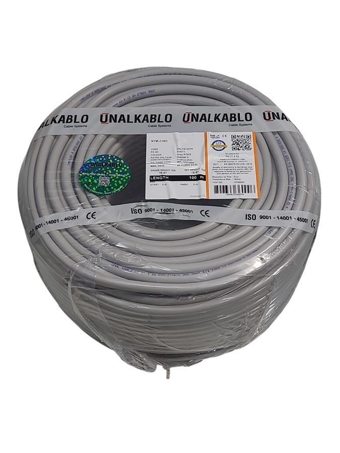Ünal 2X1,5mm NYM-ANTİGRON 1mt