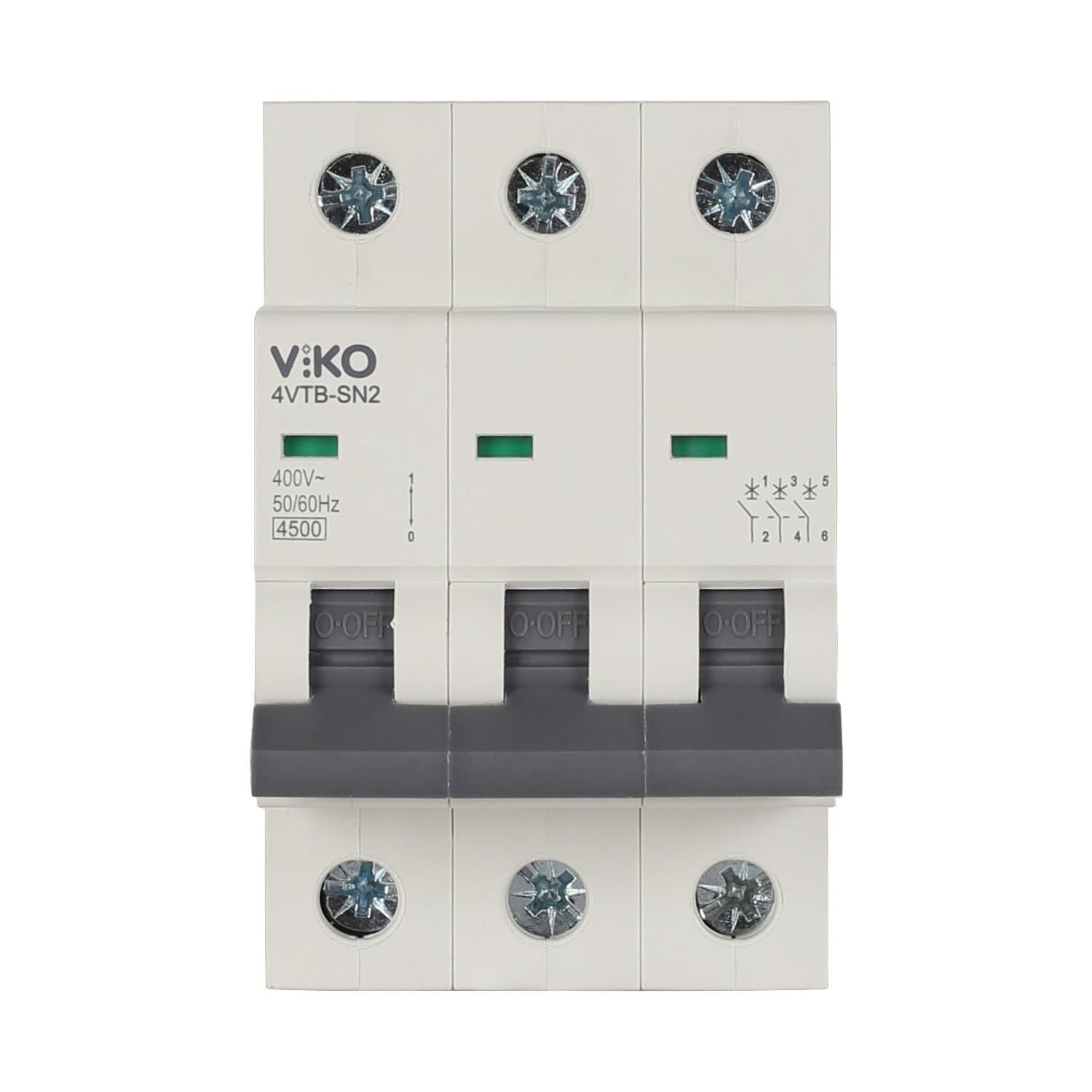 Viko 3x32A C Tipi 4,5kA Trifaze Otomatik Sigorta