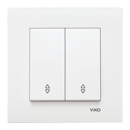 Viko Karre Beyaz Komitatör Vavien (İkili Vavien)