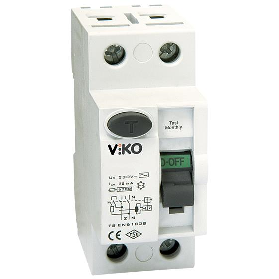 Viko Monofaze 40A 30mA Kaçak Akım Rölesi