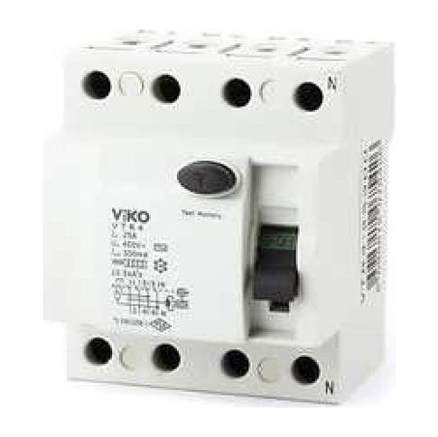Viko Trifaze 4x40A 300mA Kaçak Akım Rölesi