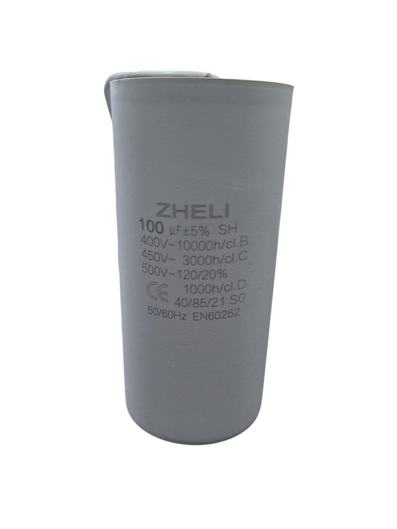 Zheli 100 MFD 450V 60x122 Kablolu Daimi Devre Kondansatör