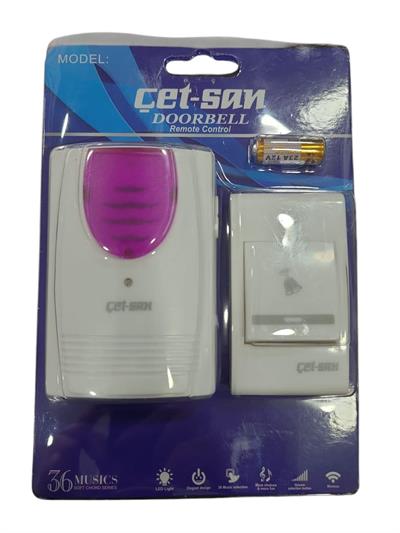 Çetsan Wireless Kapı Zili 36 Melodi