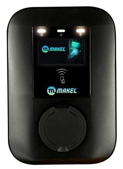 Makel Charger Smart AC22 KW Trifaze Soketli LCD Ekran Araç Şarj