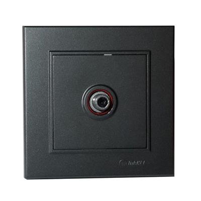 Makel Karea Füme Uydu Prizi 4dB F Konnektörlü Geçişli
