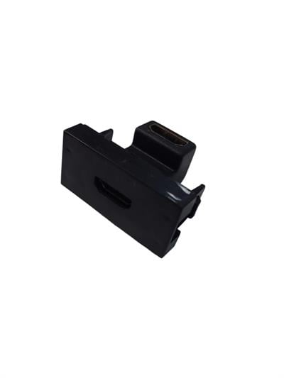 Ne-Ad 45x22,5 HDMI Dişi Giriş Çıkışlı L Tipi Siyah