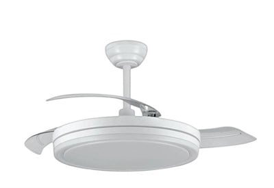 NisaLuce Plafonyer Fanlı Led Avize Beyaz