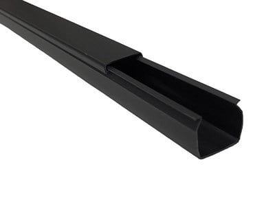 SP 25x25 Yapışkanlı Siyah Kablo Kanalı 2 mt