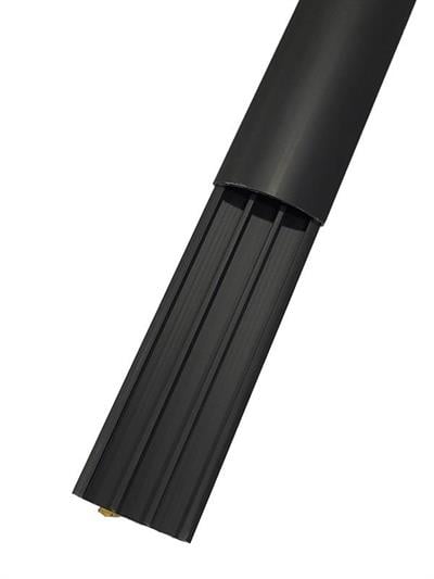 SP 50x12 Balık Sırtı Yapışkanlı Kablo Kanalı Siyah 2mt