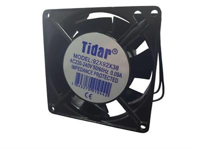 Tidar 92x92x38 Soğutucu Fan 220V AC
