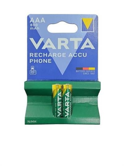Varta Şarjlı İnce Pil 800 mAh AAA