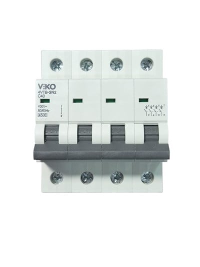 Viko 4x40A C Tipi 4,5kA Otomatik Sigorta 4VTB-4C40
