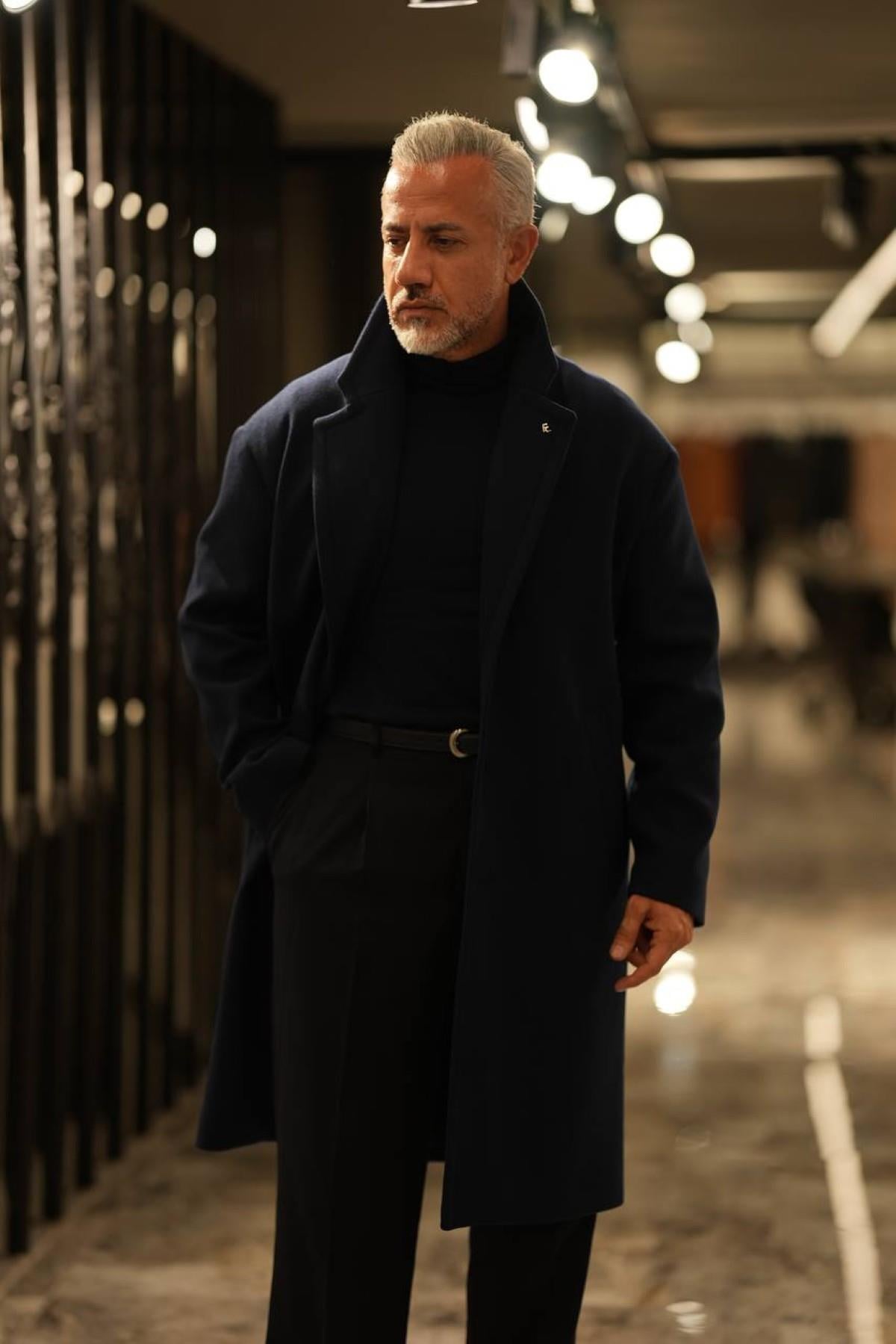  THREE BUTTON OVERSIZE COAT 