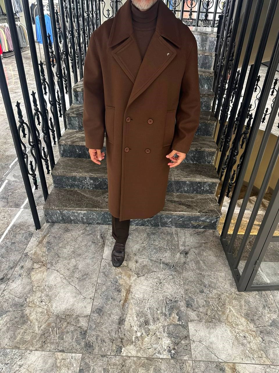  UZUN KRUVAZE OVERSIZE KABAN 