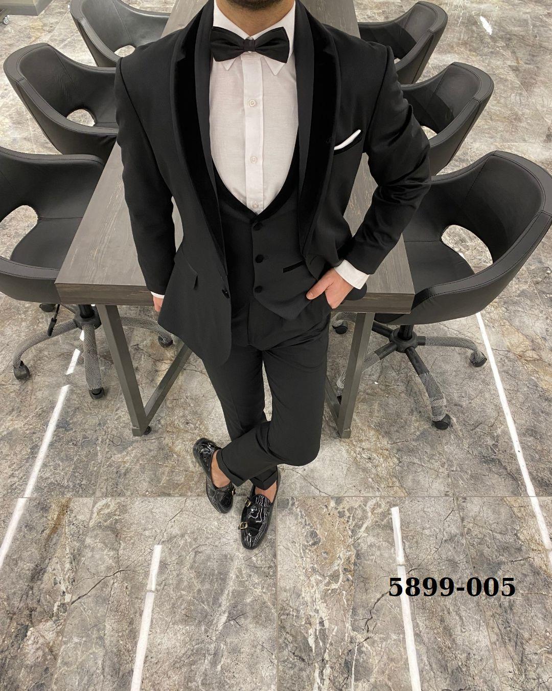 5897 DAMATLIK YELEKLİ TAKIM ELBİSE FV