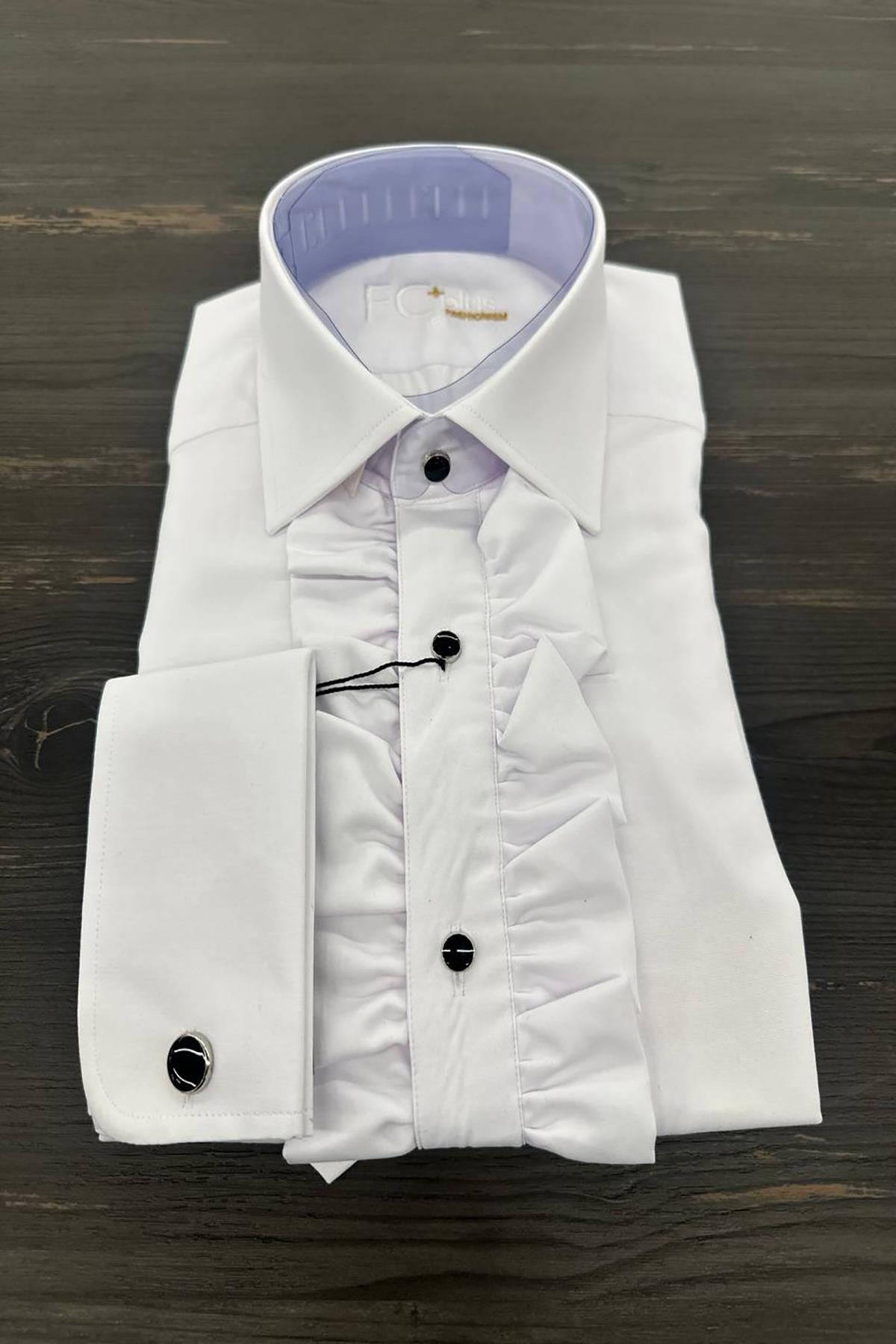 2030 BÜZGÜLÜ FİYONKLU PREMİUM GÖMLEK GNÇ