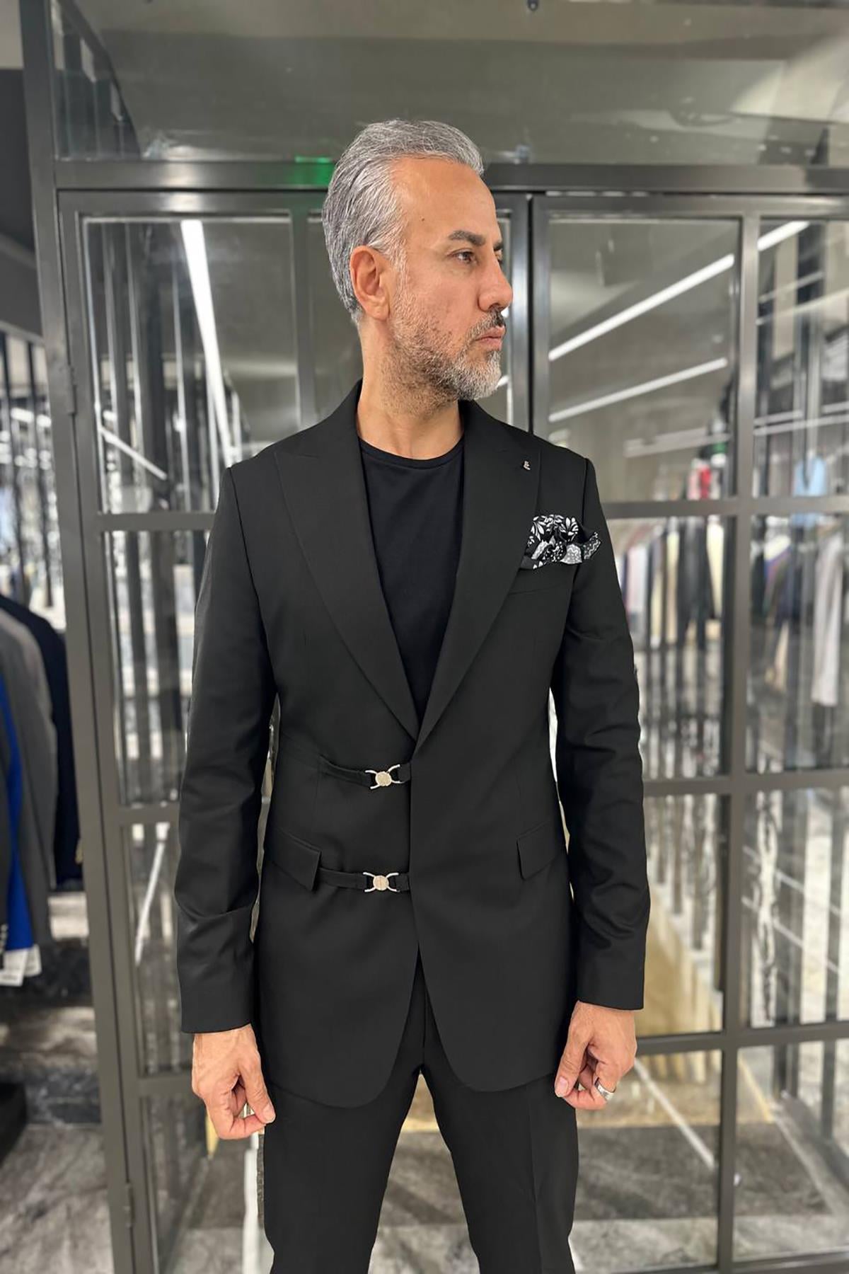5761 ÇİFT AKSESUARLI TAKIM ELBİSE FV