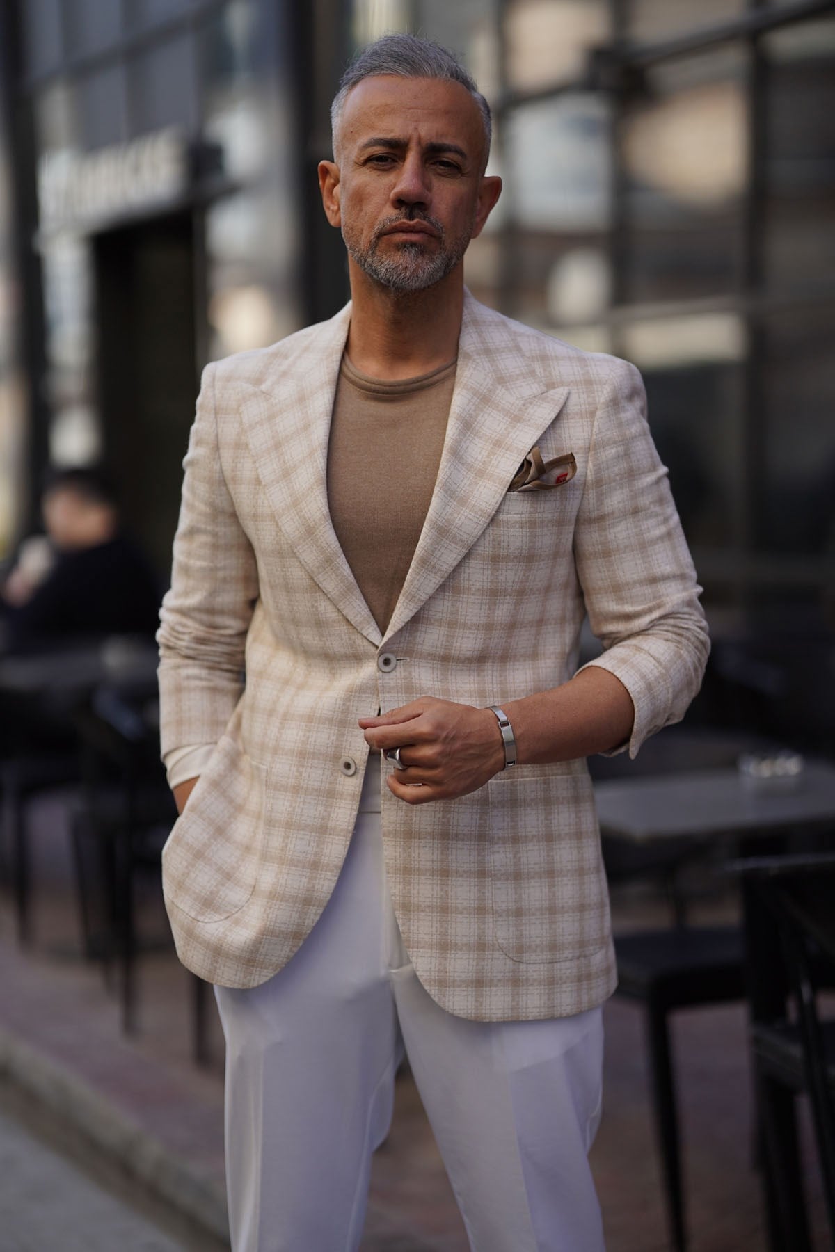 EKRU HALF-LINED JACKET - SLIM FIT