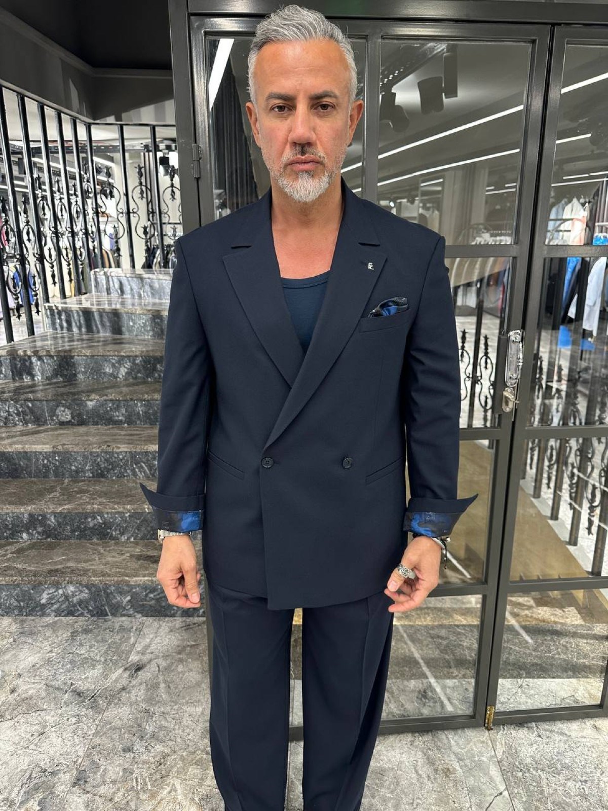  OvERSIZE TEK DÜĞME KRUVAZE TEK DÜĞME TAKIM ELBİSE 